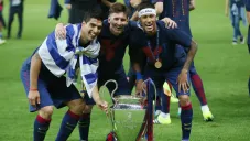 MSN tras ganar la Champions League de 2015