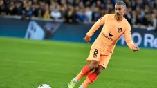 Antoine Griezmann durante partido contra Brujas