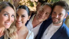 Maite Perroni acompañada de exintegrantes de RBD