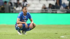 Rafel Guerrero en un partido de Cruz Azul