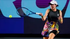 Fernanda Contreras, en acción en el WTA1000 de Guadalajara