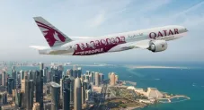 Avión de Qatar Airways