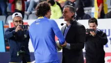 Ochoa y Ríos en un encuentro