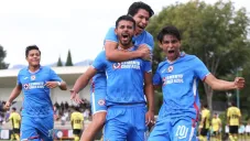 Jugadores de Cruz Azul en festejo