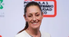 Claudia Sheinbaum previo al Gran Premio de México