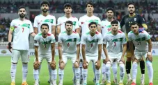 Selección de Irán previo a un partido