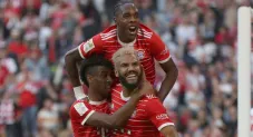 Jugadores del Bayern Munich festejando un gol