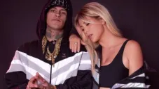 El cantante L-Gante y Wanda Nara