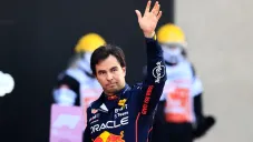 Checo Pérez en el Gran Premio de México