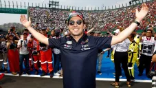 Sergio 'Checo' Pérez con Red Bull en el GP de México