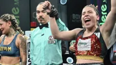 Yamile Mercado celebra su victoria ante Juárez
