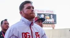 Canelo Álvarez previo a una pelea