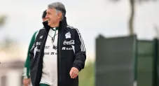 Gerardo Martino previo a un entrenamiento de la Selección Mexicana