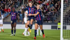 Barcelona celebra frente a Real Madrid en el Clásico femenil