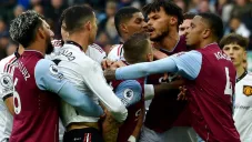 Cristiano Ronaldo y Mings en conato de bronca