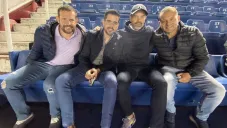 El cuerpo técnico de los Pumas en el Estadio Azulgrana