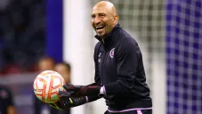 Óscar 'Conejo' Pérez con Cruz Azul