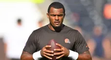 Deshaun Watson entrenando con los Browns