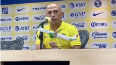 Angel Villacampa durante conferencia de prensa