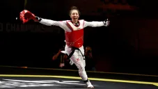 Daniela Souza ganó la medalla de oro para México en el Campeonato Mundial de Taekwondo