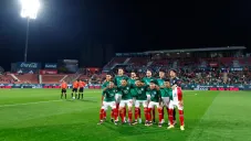 México en celebración de gol