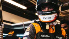 Pato O'Ward probó el circuito del GP de Abu Dhabi