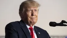 Donald Trump en conferencia de prensa