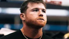 Canelo Álvarez estuvo en el Azteca