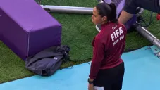 Karen Díaz en su debut en Qatar 2022
