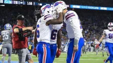 Los Bills festejan anotación ante Detroit