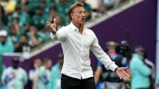 Hervé Renard convenció a sus jugadores en el vestidor al medio tiempo