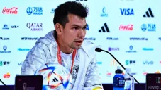 Chucky Lozano en conferencia de prensa