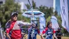 Ana Vázquez en el Panamericano de Tiro con Arco en Chile 2022