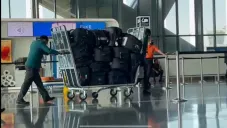 Las maletas del Tri en el Aeropuerto de Doha