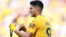 Raúl Jiménez, delantero del Wolverhampton de Inglaterra