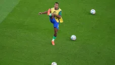 Brasil: Alex Sandro entrenó por separado de cara a los Cuartos de Final ante Croacia