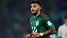 Alexis Vega en Qatar 2022 con el Tri