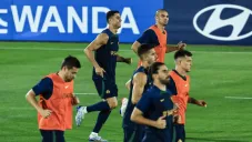 Cristiano se entrenó con normalidad a pesar de ser suplente