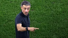 Luis Enrique con España en Qatar 2022