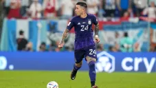 Enzo Fernández, mediocampista de la selección de Argentina