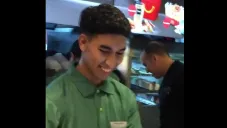 Confunden a empleado de Mc'Donalds con Achraf Hakimi