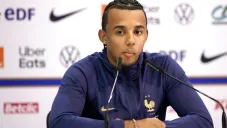 Jules Koundé en conferencia previa al Francia vs Marruecos