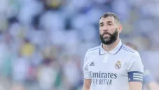 Benzema en un partido del Real Madrid