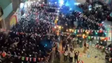 Nápoles durante celebración por Argentina