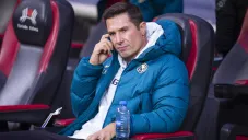 Harrington cuando era DT del América Femenil