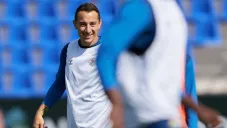 Guardado en entrenamiento con el Betis