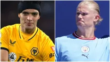 Jiménez y Haaland coincidieron en los vestidores