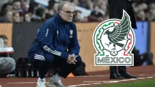 Marcelo Bielsa durante un partido