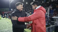 Hernán Cristante, frustrado por derrota