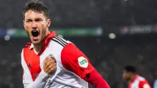 Santiago Giménez anotó con el Feyenoord